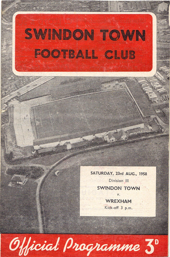 <b>Saturday, August 23, 1958</b><br />vs. Wrexham (Home)